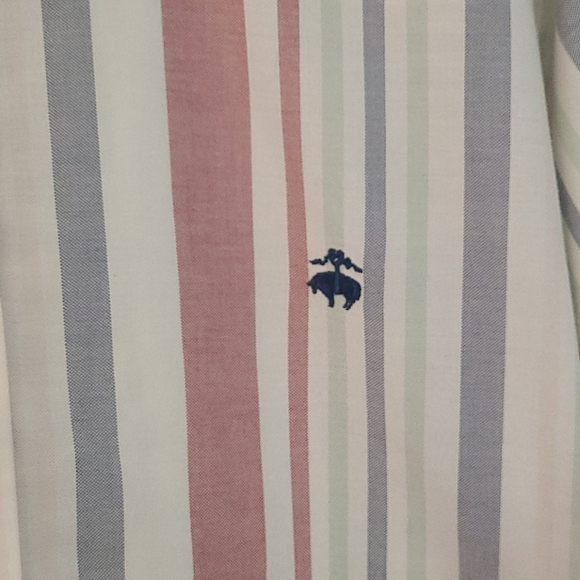 Brooks Brothers multi stripe shirt size Large. - Picture 2 of 4